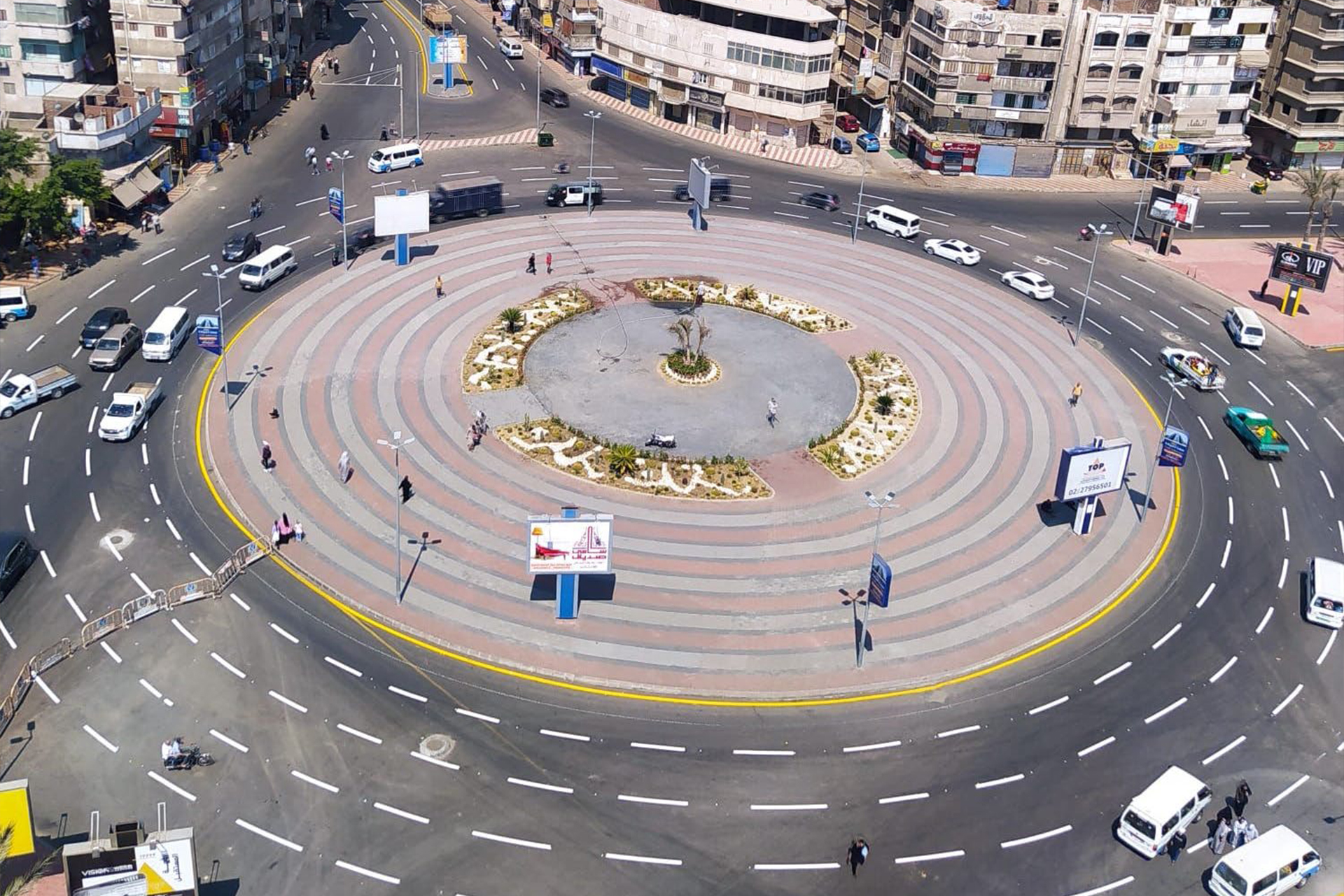 تطوير مداخل وطرق مدينة دمياط